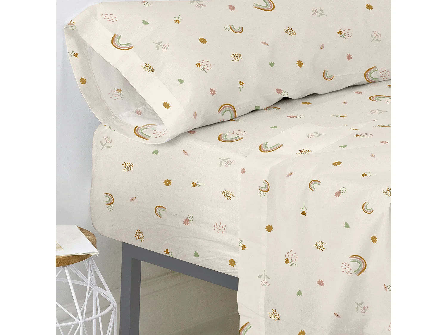 Spannbetttuch 105x200x32 cm (Bett 105) Iris