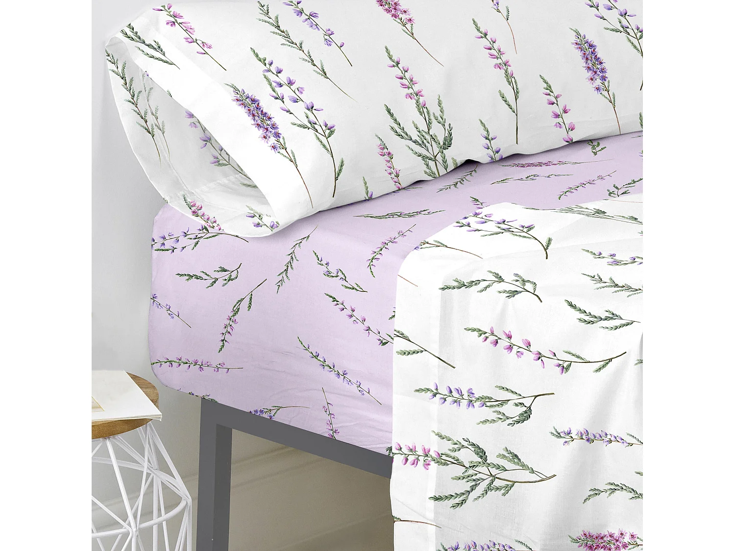Bajera 90x200x32 cm (Cama 90) MosQuit Lavanda