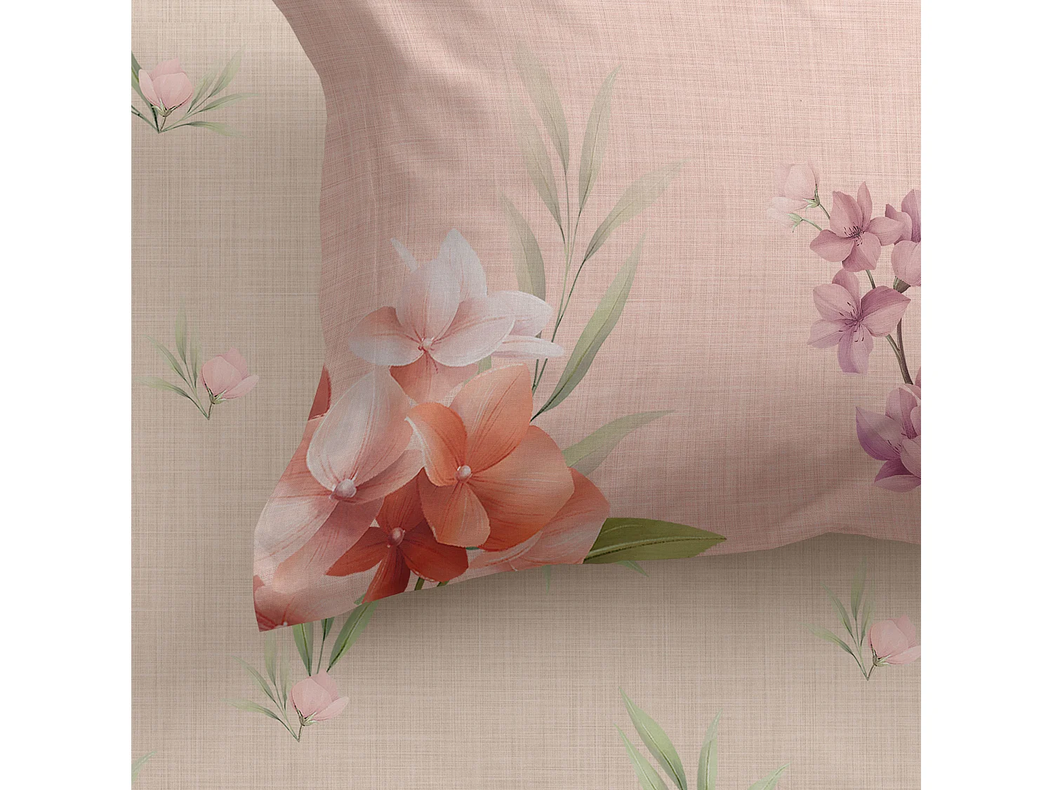 Drap-housse 160x200x32 cm (Lit 150/160) Summer floral
