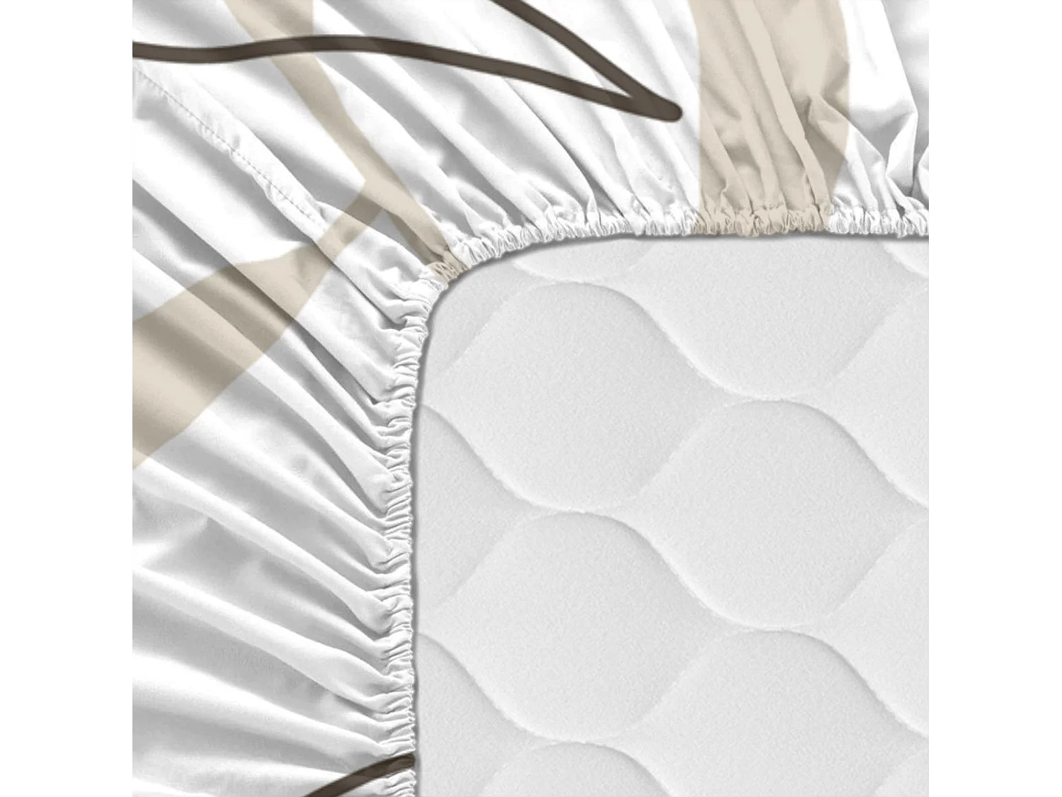 Spannbetttuch 160x200x32 cm (Bett 150/160) Maple