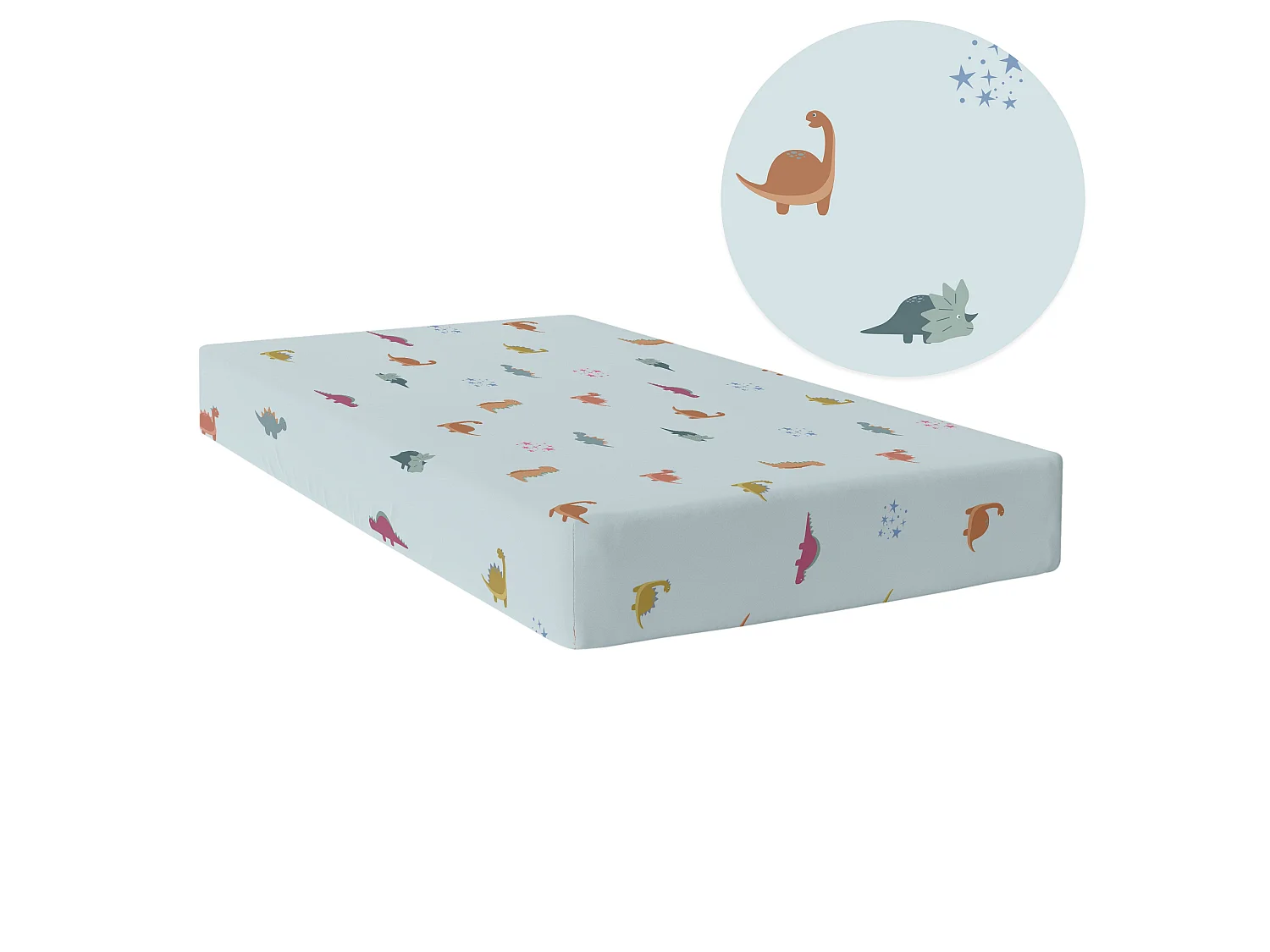 Bajera 90x200x32 cm (Cama 90) Mini dinosaur