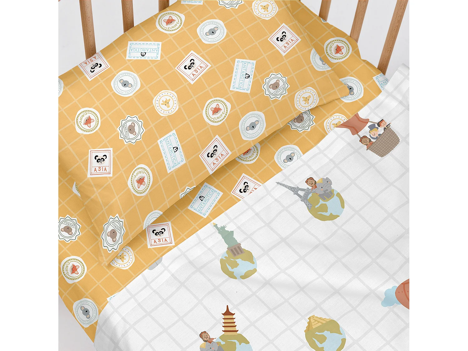 Bajera 60x120x14 cm (Cuna) World trip