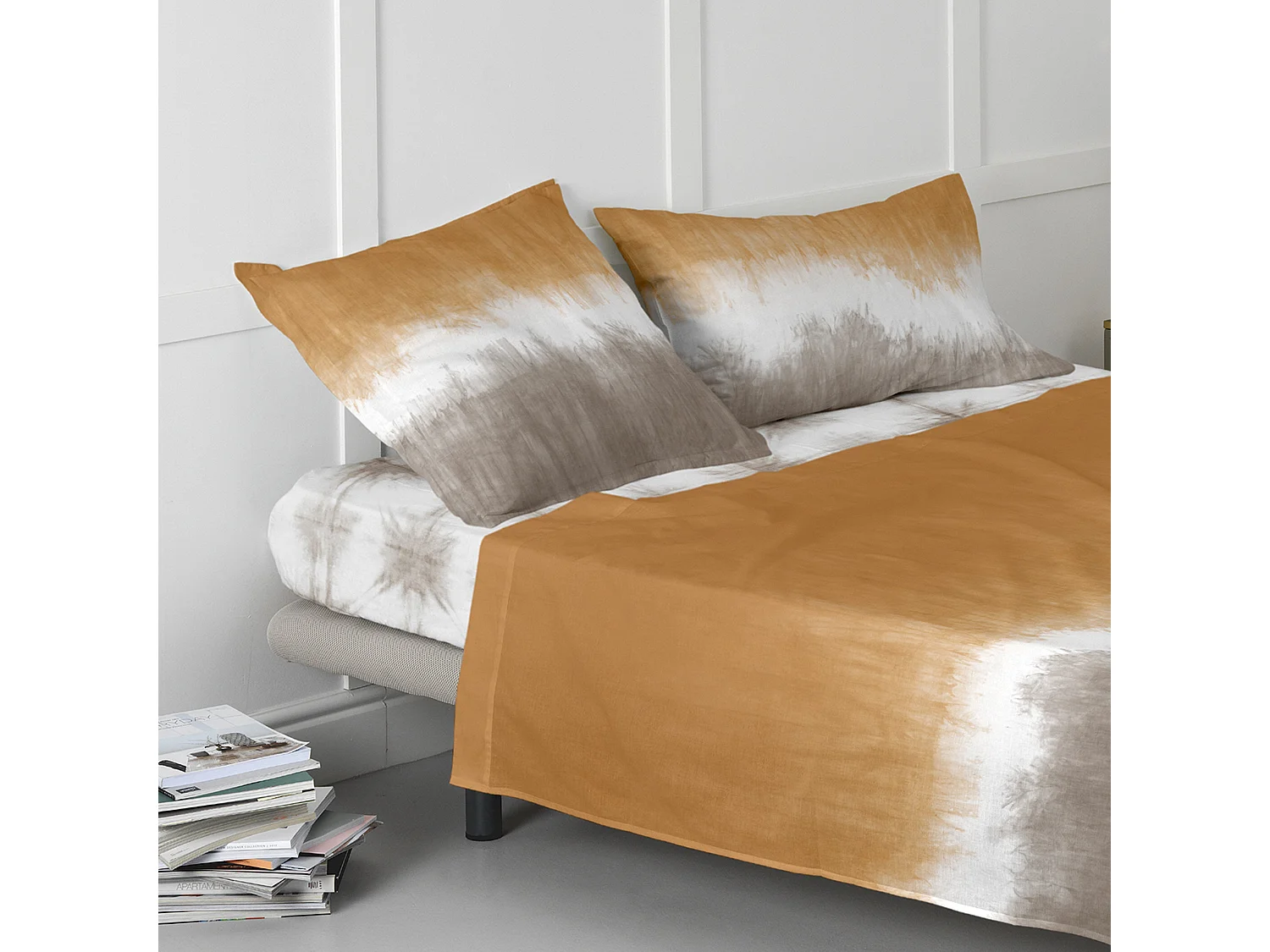 Spannbetttuch 160x200x32 cm (Bett 150/160) Tie dye