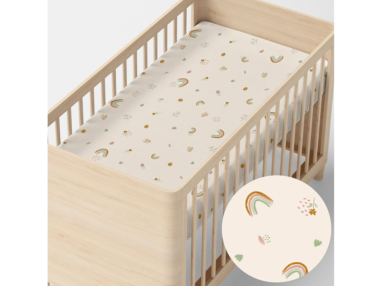 Bajera 70x140x14 cm (Maxicuna) Iris