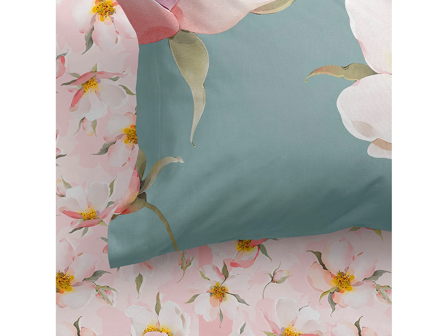 Drap-housse 200x200x32 cm (Lit 200) Spring blossom