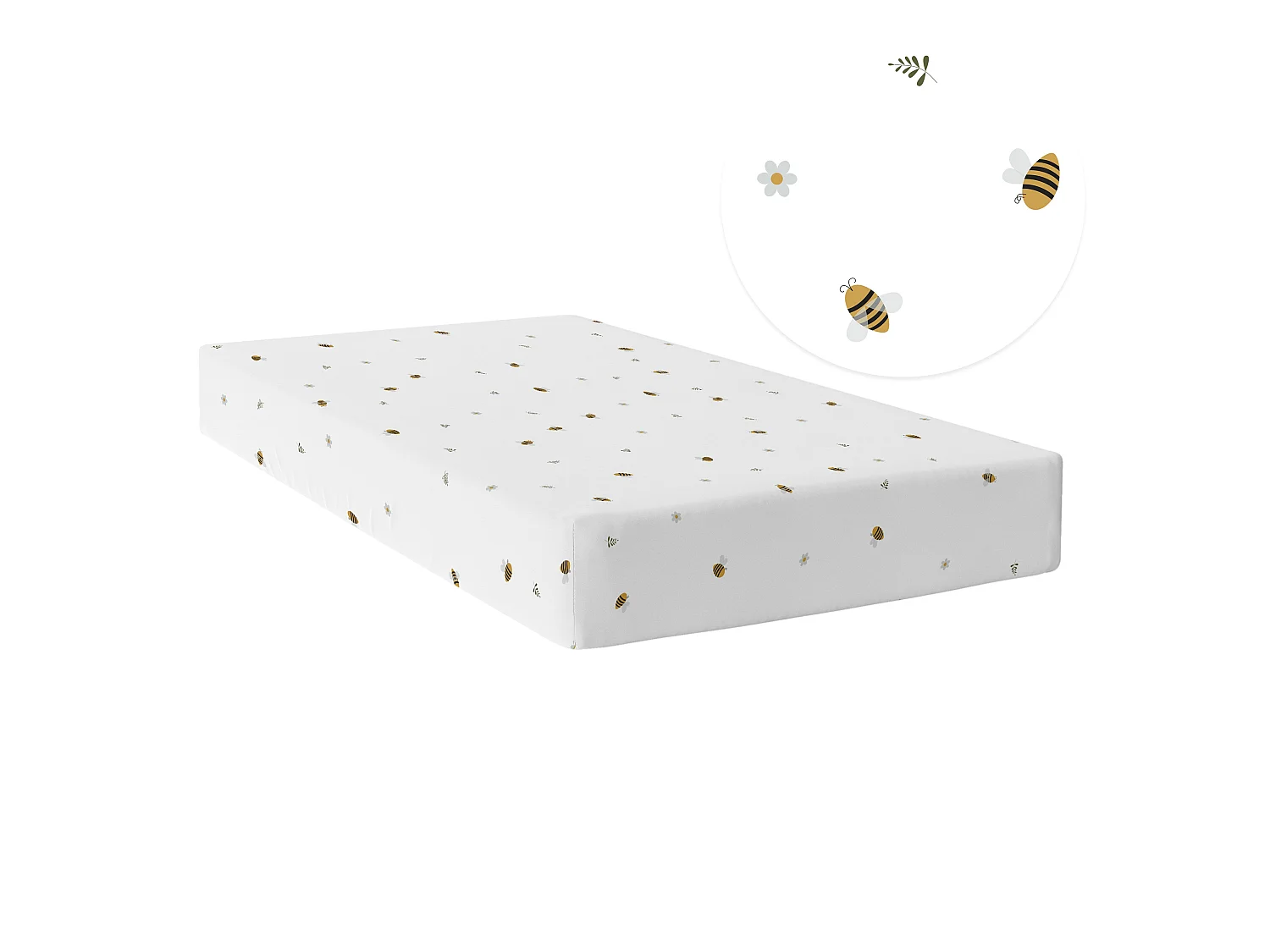 Bajera 105x200x32 cm (Cama 105) Honey