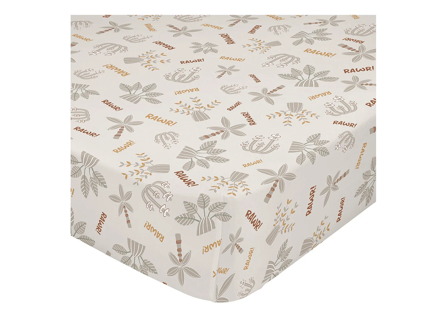 Drap-housse 60x120x14 cm (Berceau) Dino family
