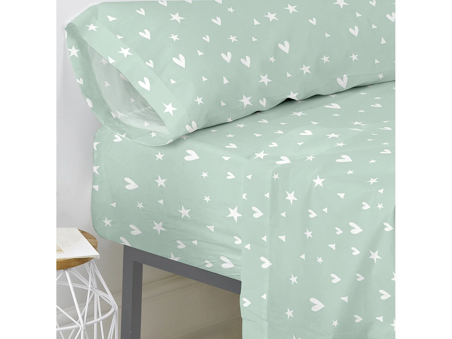 Lençol de Baixo Ajustável 105x200x32 cm (Cama 105) Fairy dust