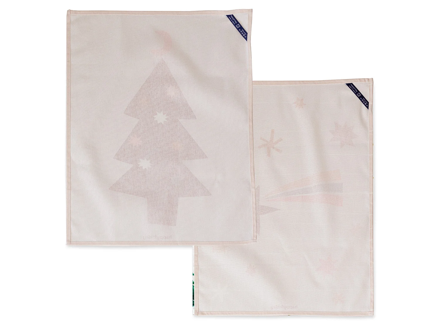 Küchentuch 2 Stück 70x50 cm Boho Christmas