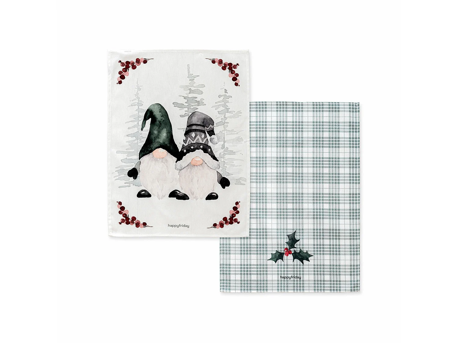 Paño de cocina 2 ud 70x50 cm Gnomes