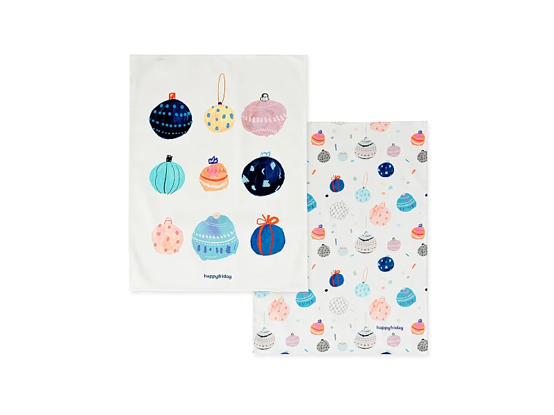 Küchentuch 2 Stück 70x50 cm Balls