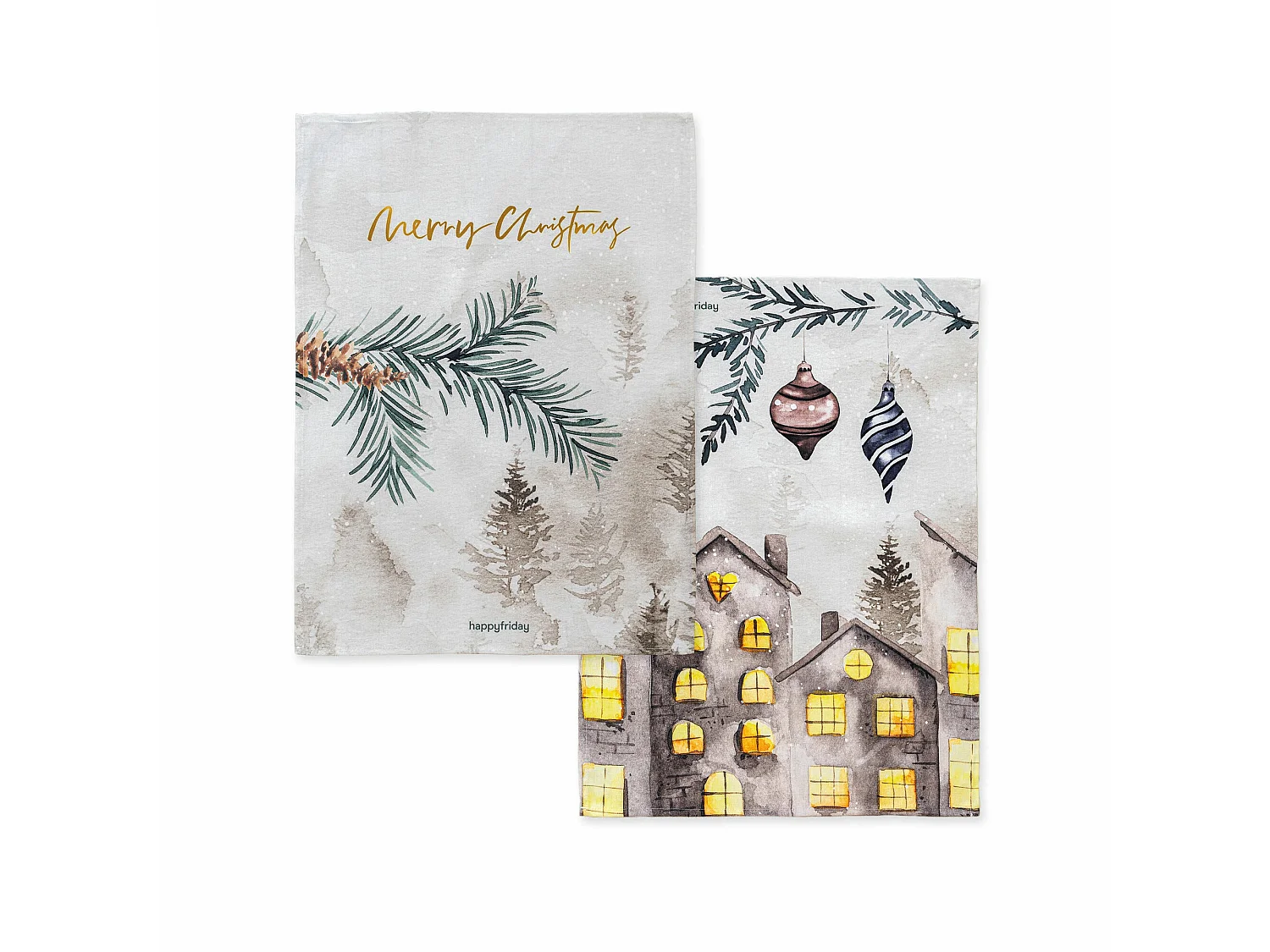 Pano de cozinha 2 peças 70x50 cm Welcoming