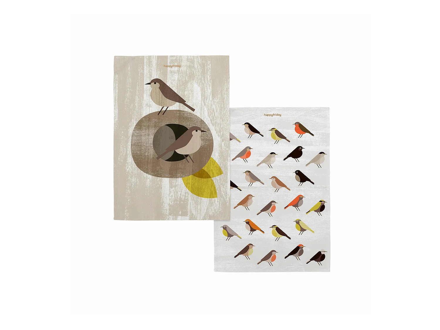 Küchentuch 2 Stück 70x50 cm Nest