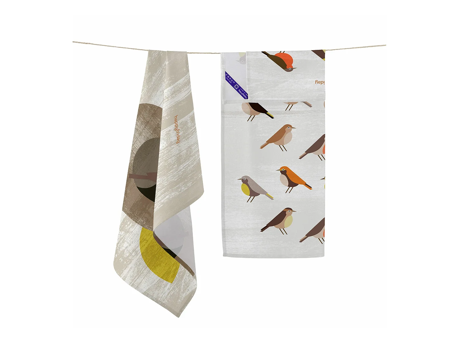 Küchentuch 2 Stück 70x50 cm Nest