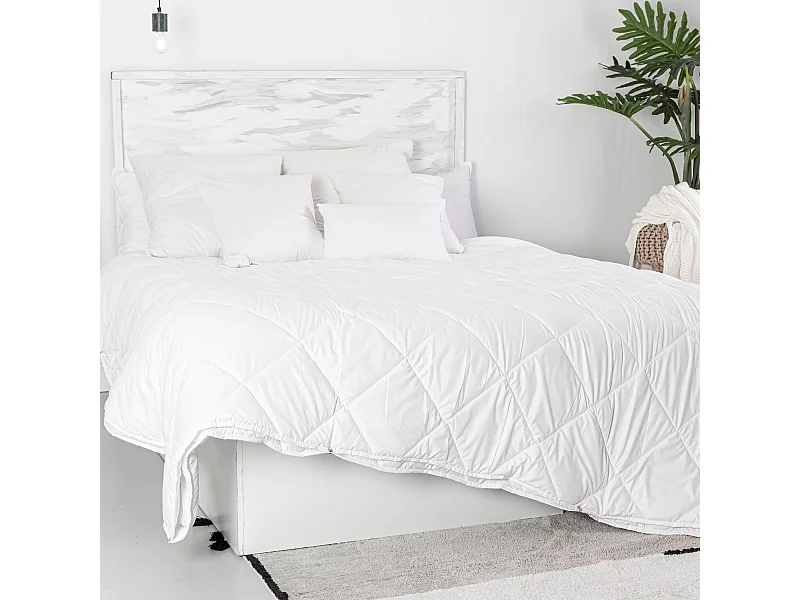 4-Jahreszeiten bettdecke 120 + 250 gr 260x240 cm (Cama 180/200) Basic