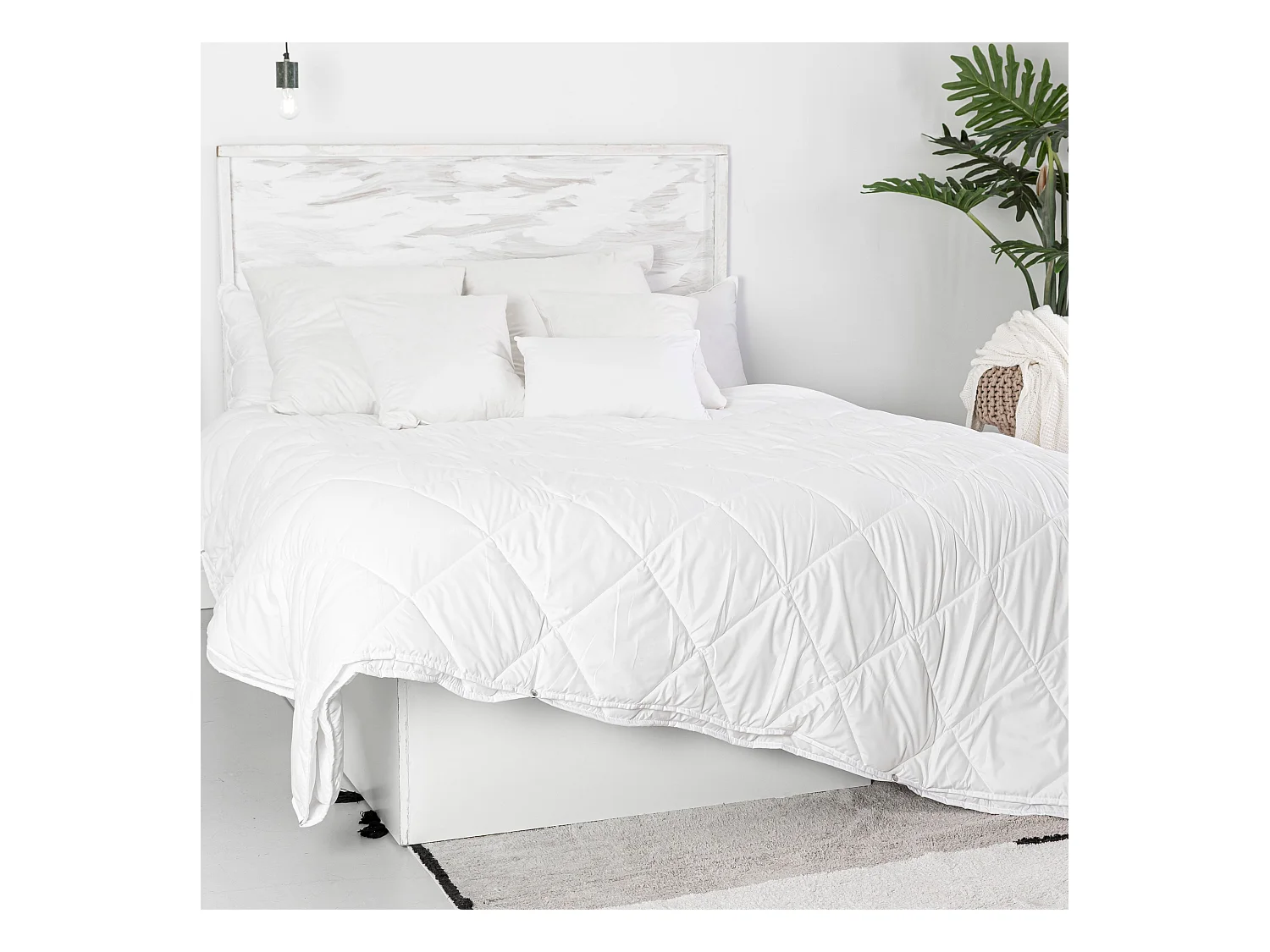 4-Jahreszeiten bettdecke 120 + 250 gr 140x200 cm (Cama 80) Basic