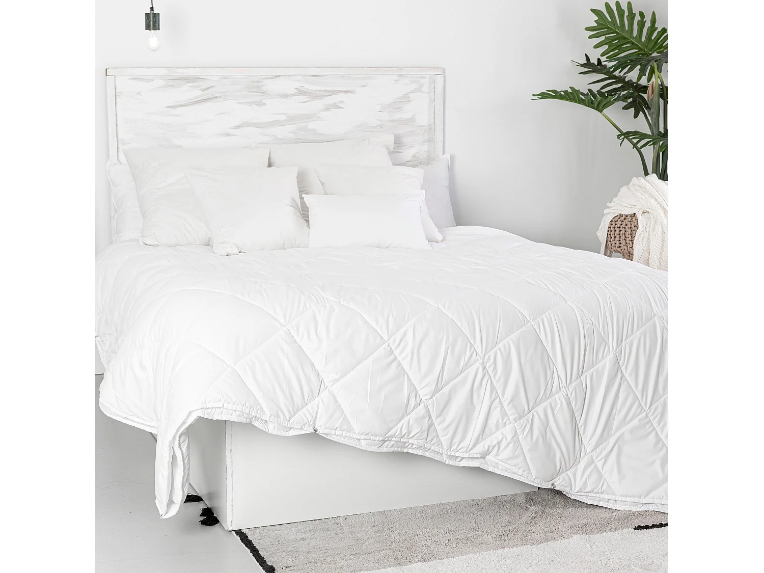 Imbottitura del piumone 4 stagioni 120 + 250 gr 140x200 cm (Letto 80) Basic