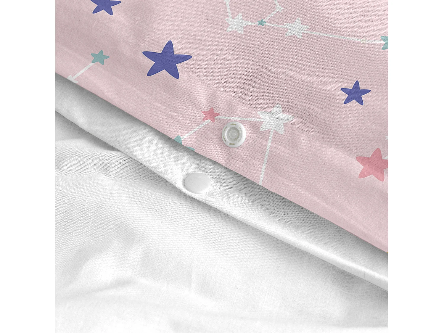 Dekbedovertrekset 2-delig 140x200 cm (Bed 80) Sky stars
