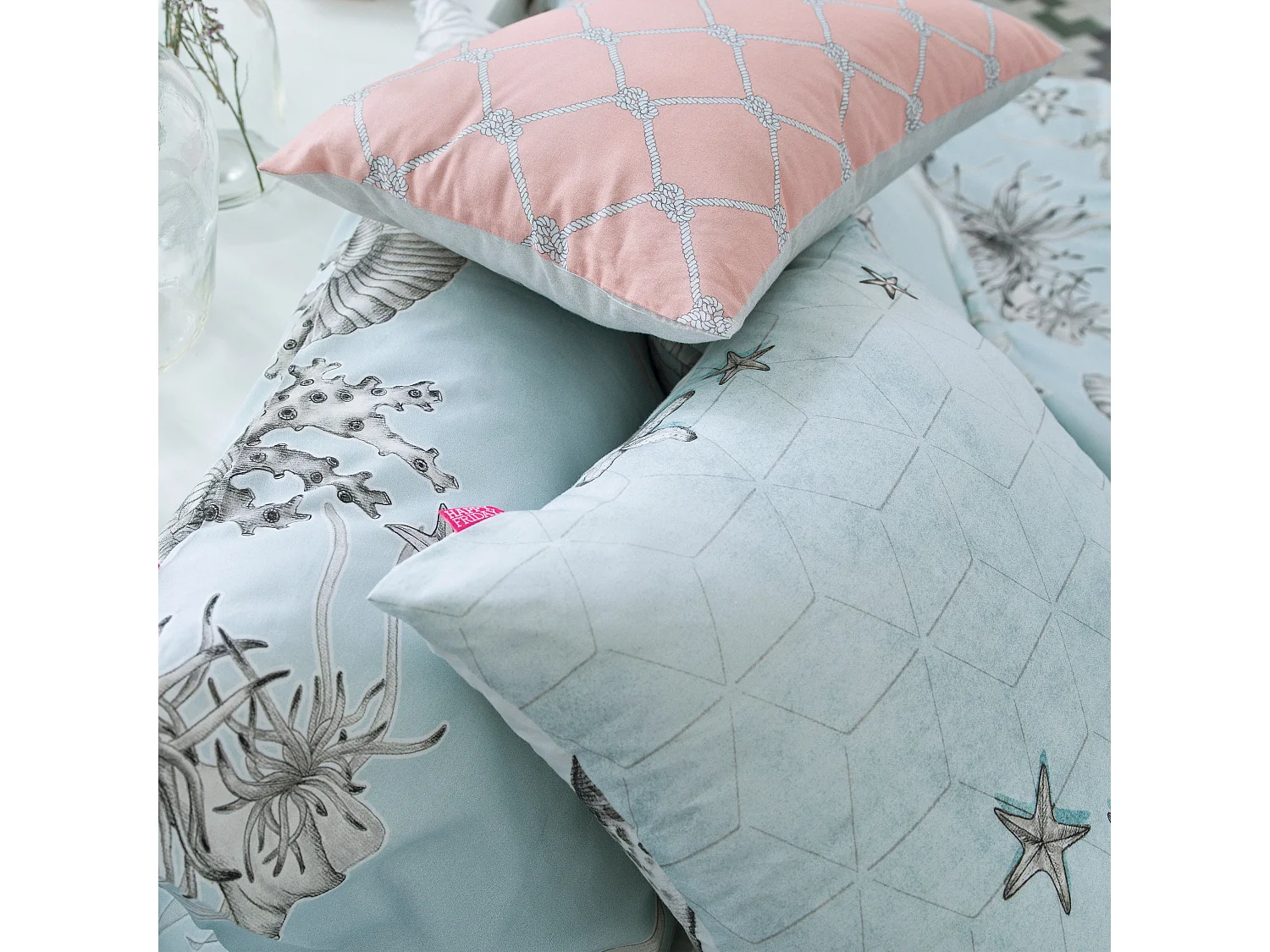 Bettbezug 260x220 cm (Bett 180/200) Coral reef