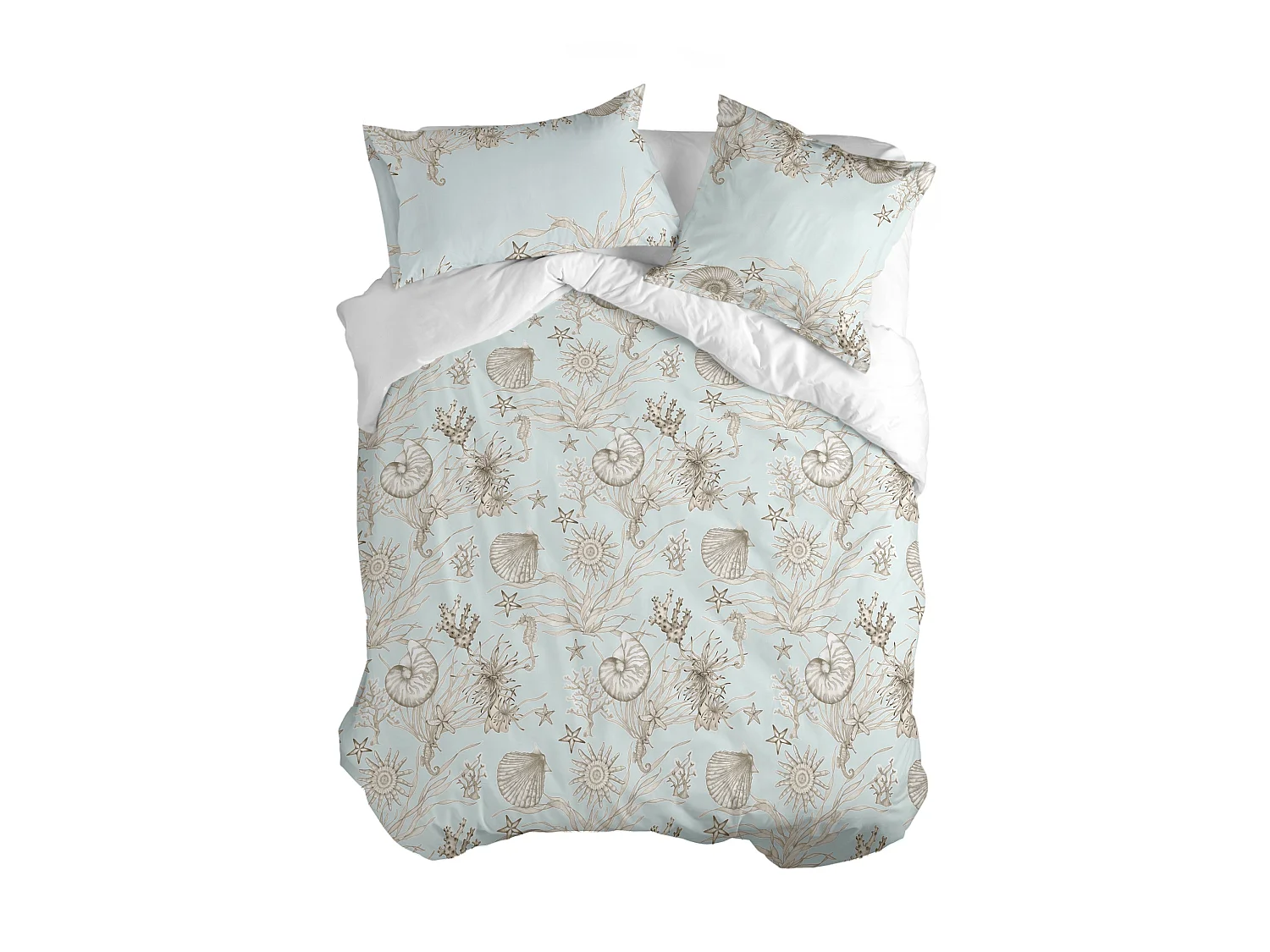 Bettbezug 260x220 cm (Bett 180/200) Coral reef