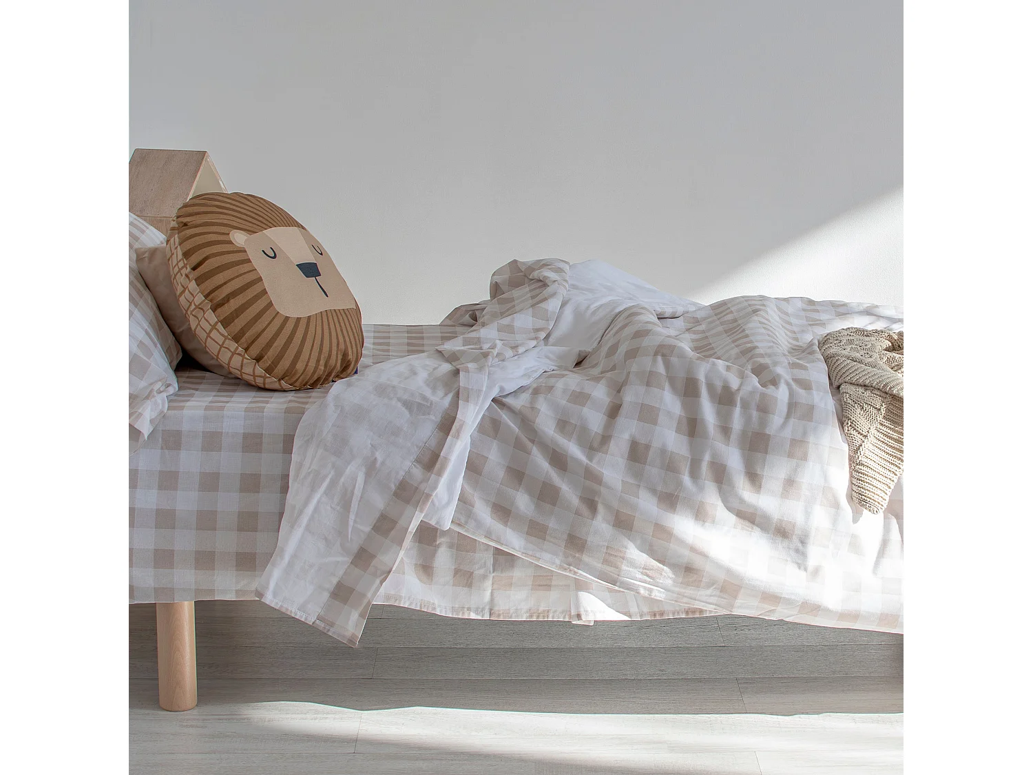 Bettbezug set 2 teiliges 155x220 cm (Bett 80/90) Vichy