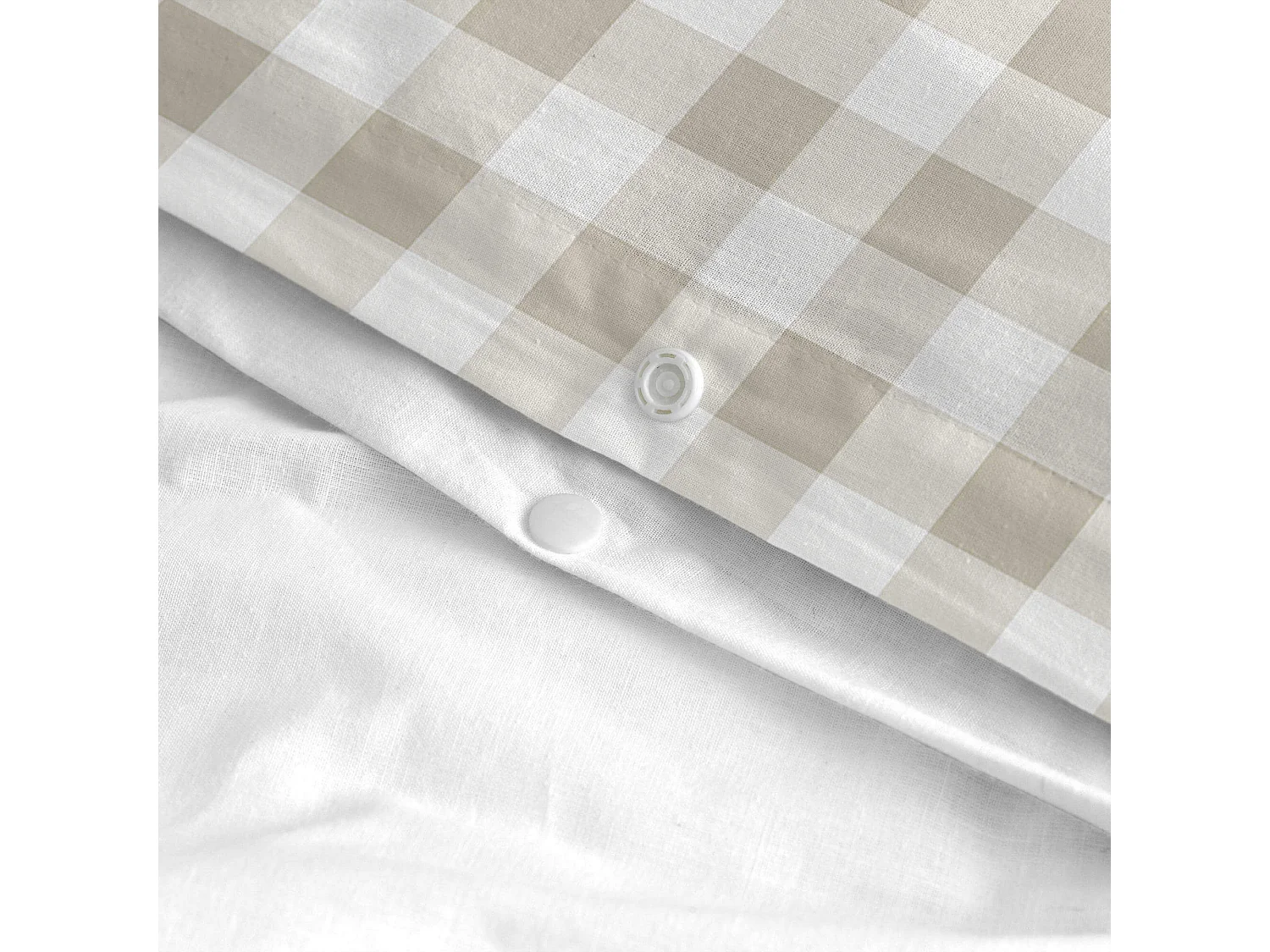 Bettbezug set 2 teiliges 155x220 cm (Bett 80/90) Vichy