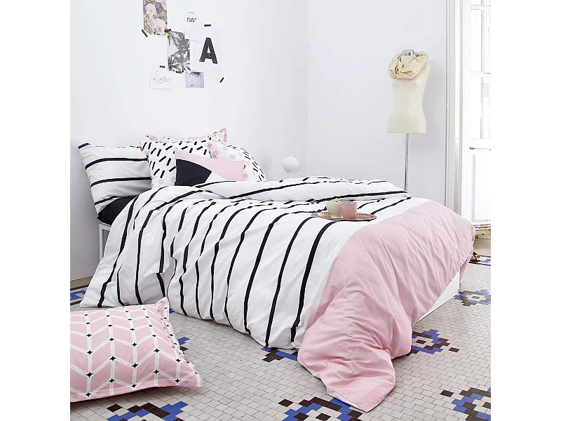 Funda nórdica 260x220 cm (Cama 180/200) Blush