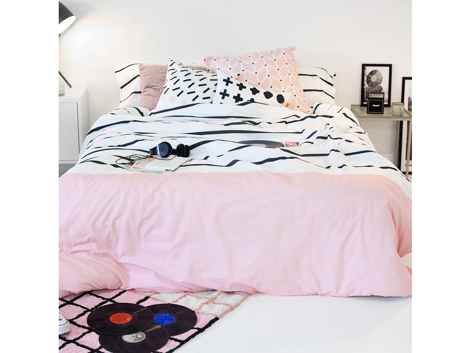 Housse de couette 260x220 cm (Lit 180/200) Blush