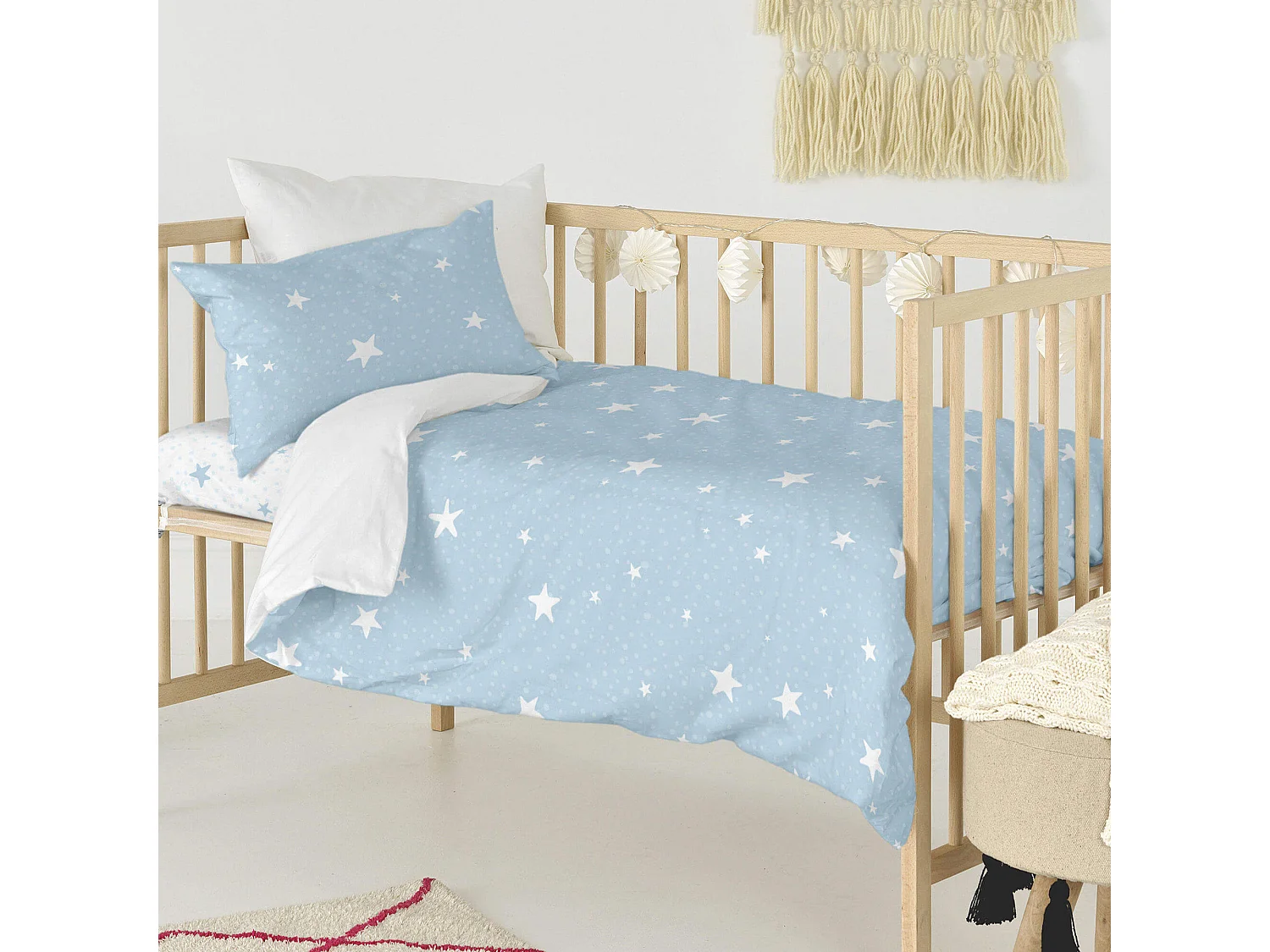 Dekbedovertrekset 2-delig 100x135 cm (Ledikant) Little star
