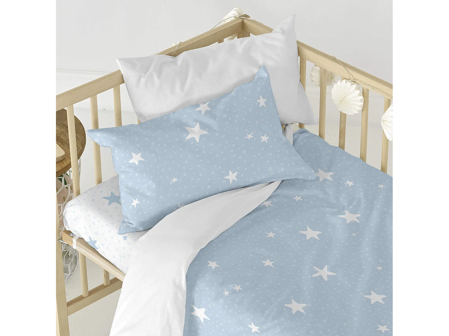 Dekbedovertrekset 2-delig 100x135 cm (Ledikant) Little star