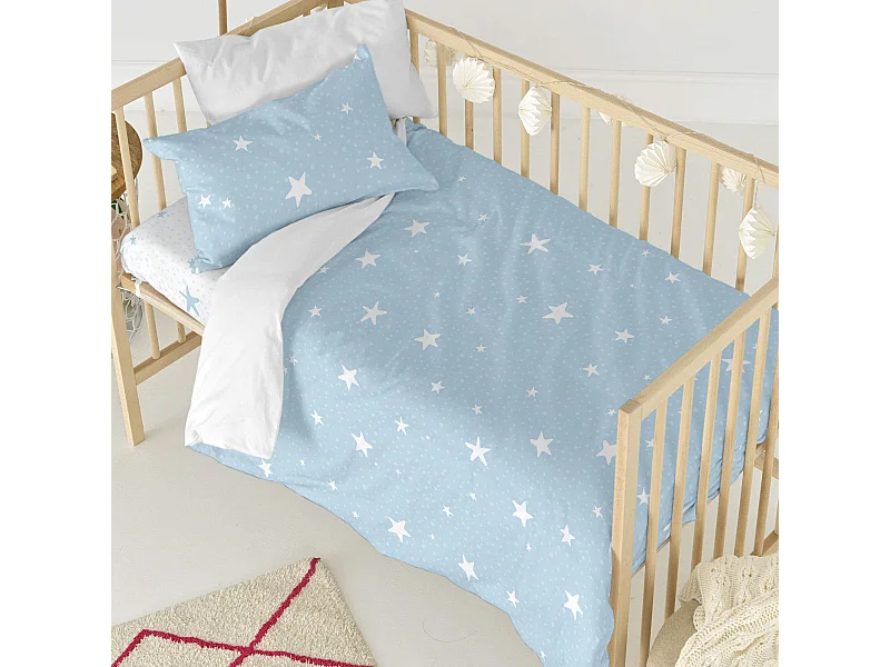 Dekbedovertrekset 2-delig 100x135 cm (Ledikant) Little star