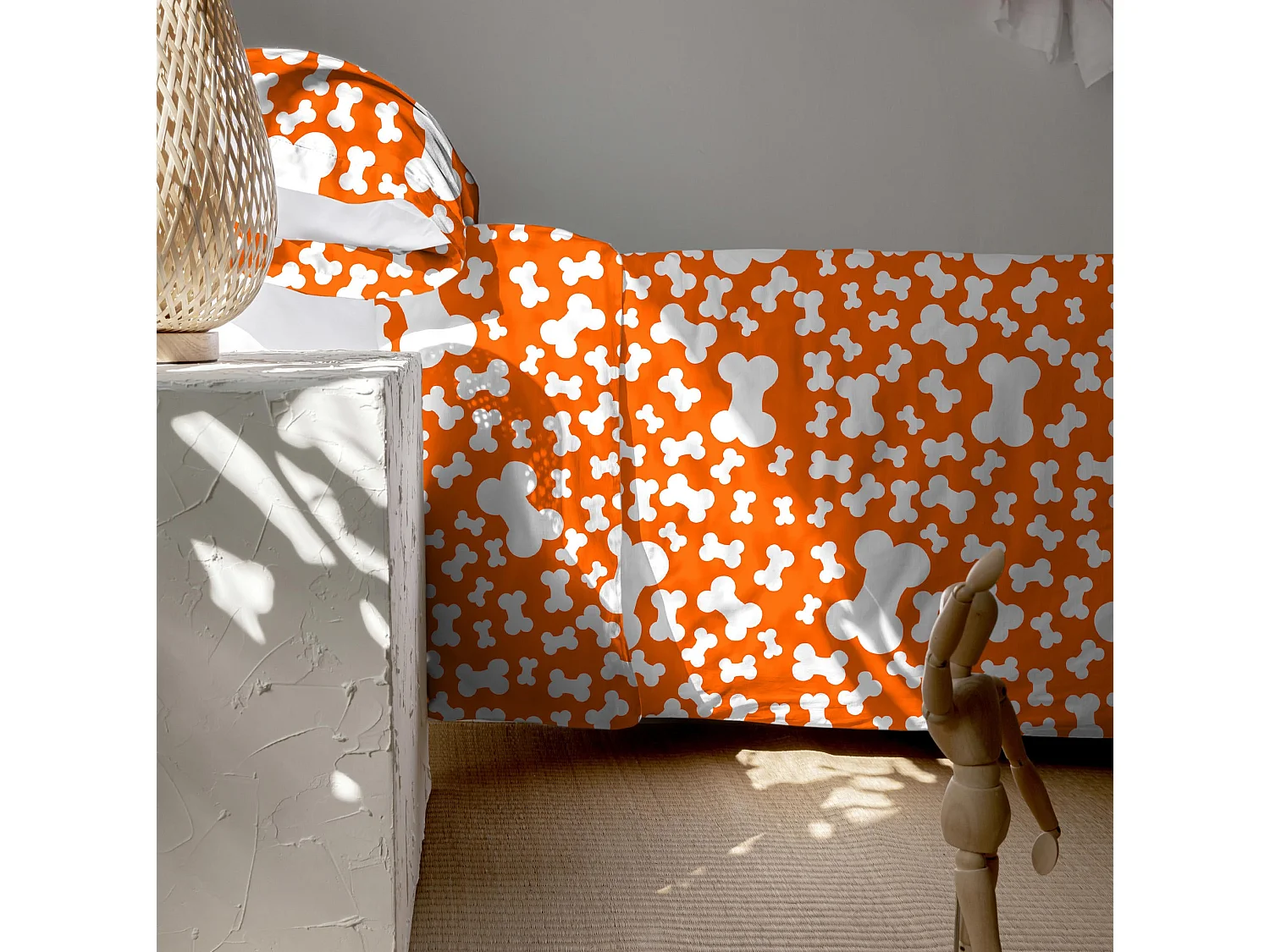 Juego nórdico 2 piezas 155x220 cm (Cama 80/90) Dogs (D)