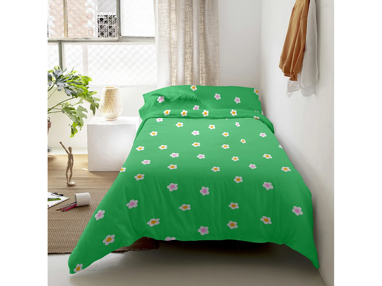 Bettbezug set 2 teiliges 155x220 cm (Bett 80/90) Tea time (D)