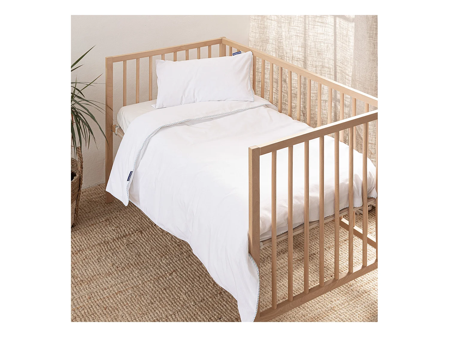 Bettbezug set 2 teiliges 100x120 cm (Kinderbett) Essential