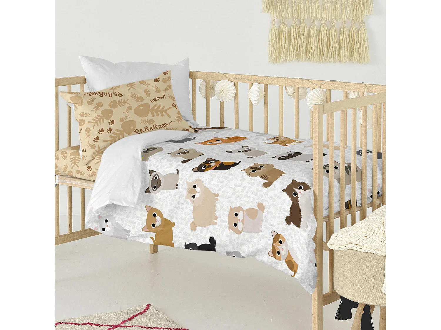 Juego nórdico 2 piezas 115x145 cm (Maxicuna) Cats