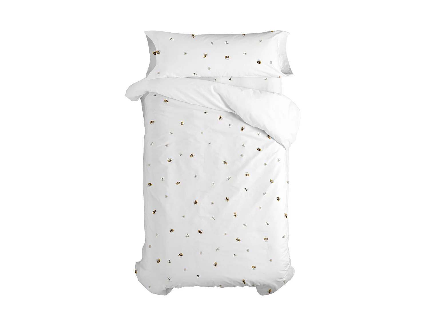 Bettbezug set 2 teiliges 140x200 cm (Bett 80) Honey