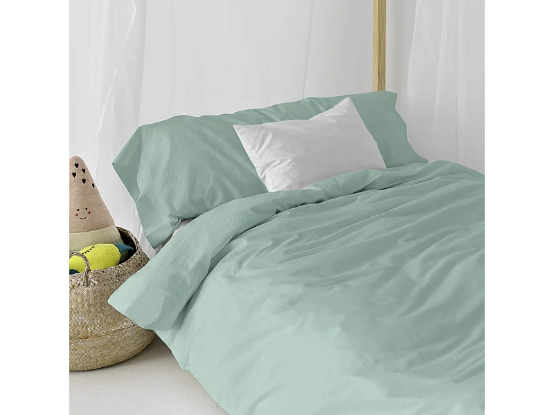 Bettbezug set 2 teiliges 155x220 cm (Bett 80/90) Basic