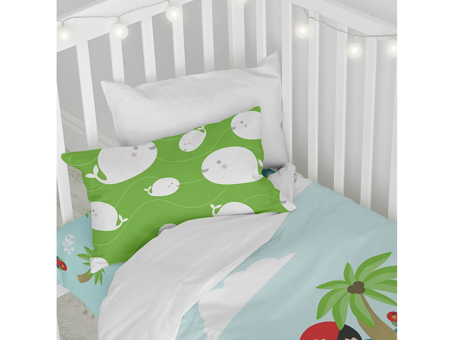 Juego nórdico 2 piezas 100x135 cm (Cuna) Pirata