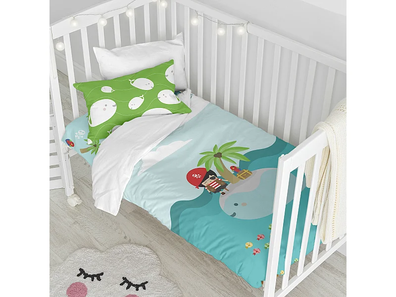Juego nórdico 2 piezas 100x135 cm (Cuna) Pirata