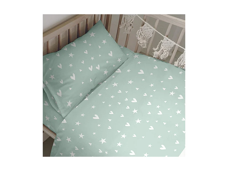 Bettbezug set 2 teiliges 100x120 cm (Kinderbett) Fairy dust