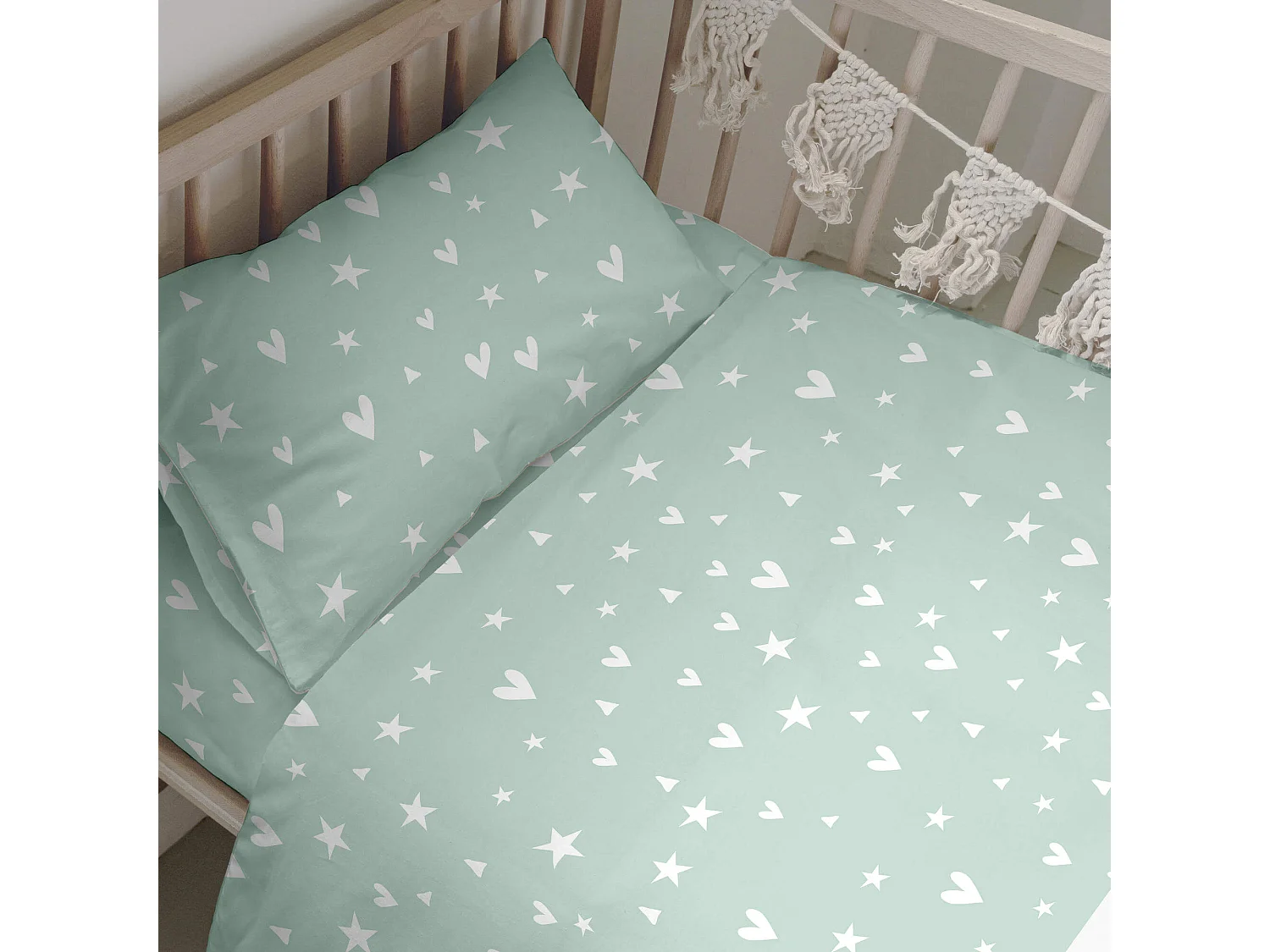 Bettbezug set 2 teiliges 100x120 cm (Kinderbett) Fairy dust