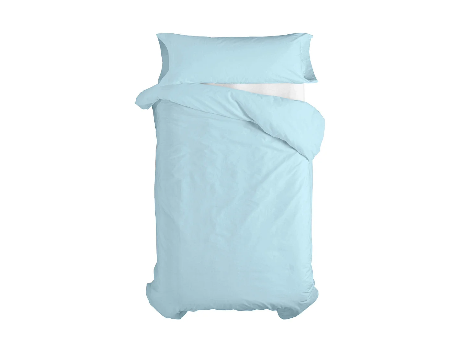 Parure housse de couette 2 pièces 155x220 cm (Lit 80/90) Basic