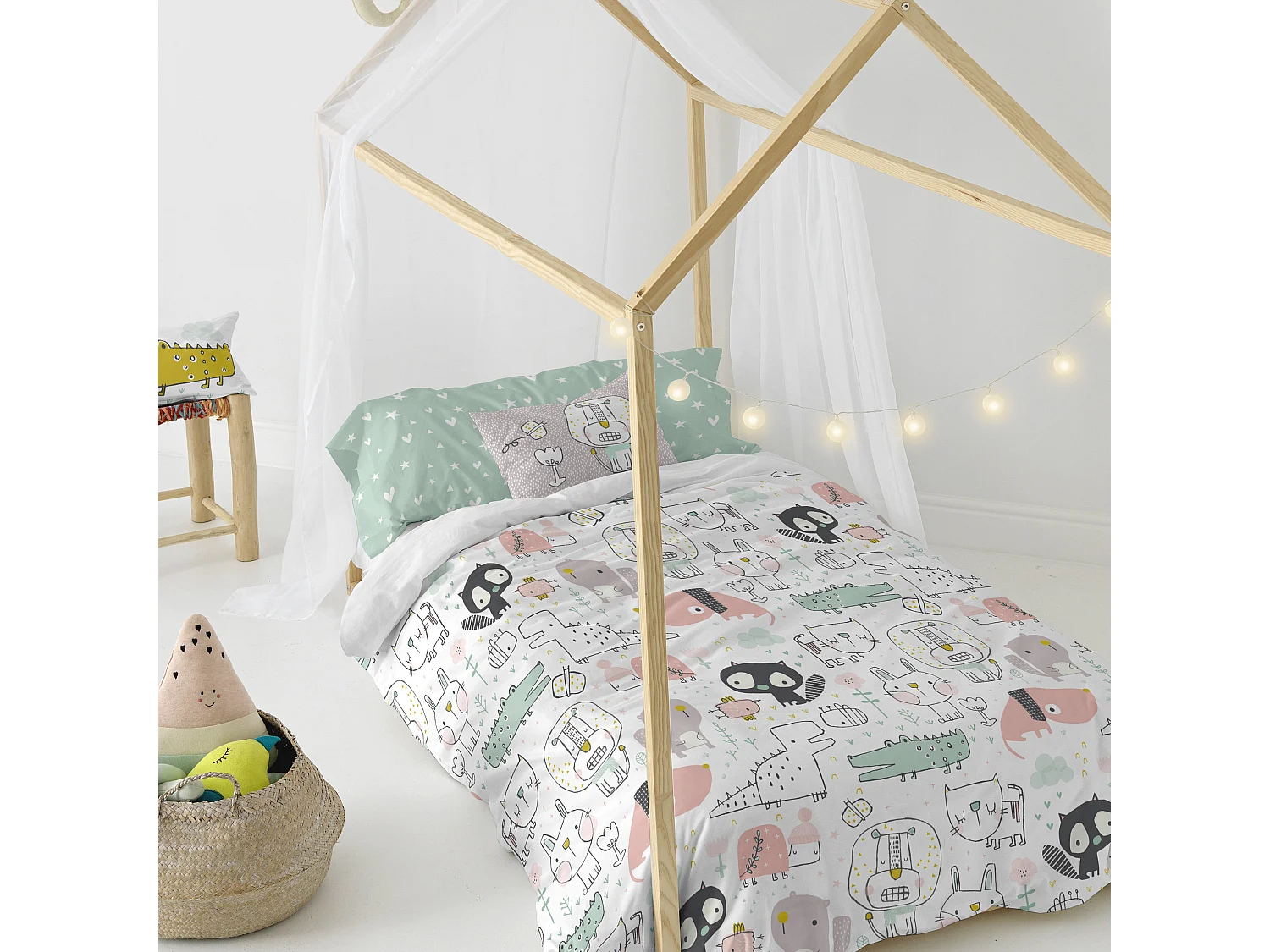 Juego nórdico 2 piezas 155x220 cm (Cama 80/90) Best buddies