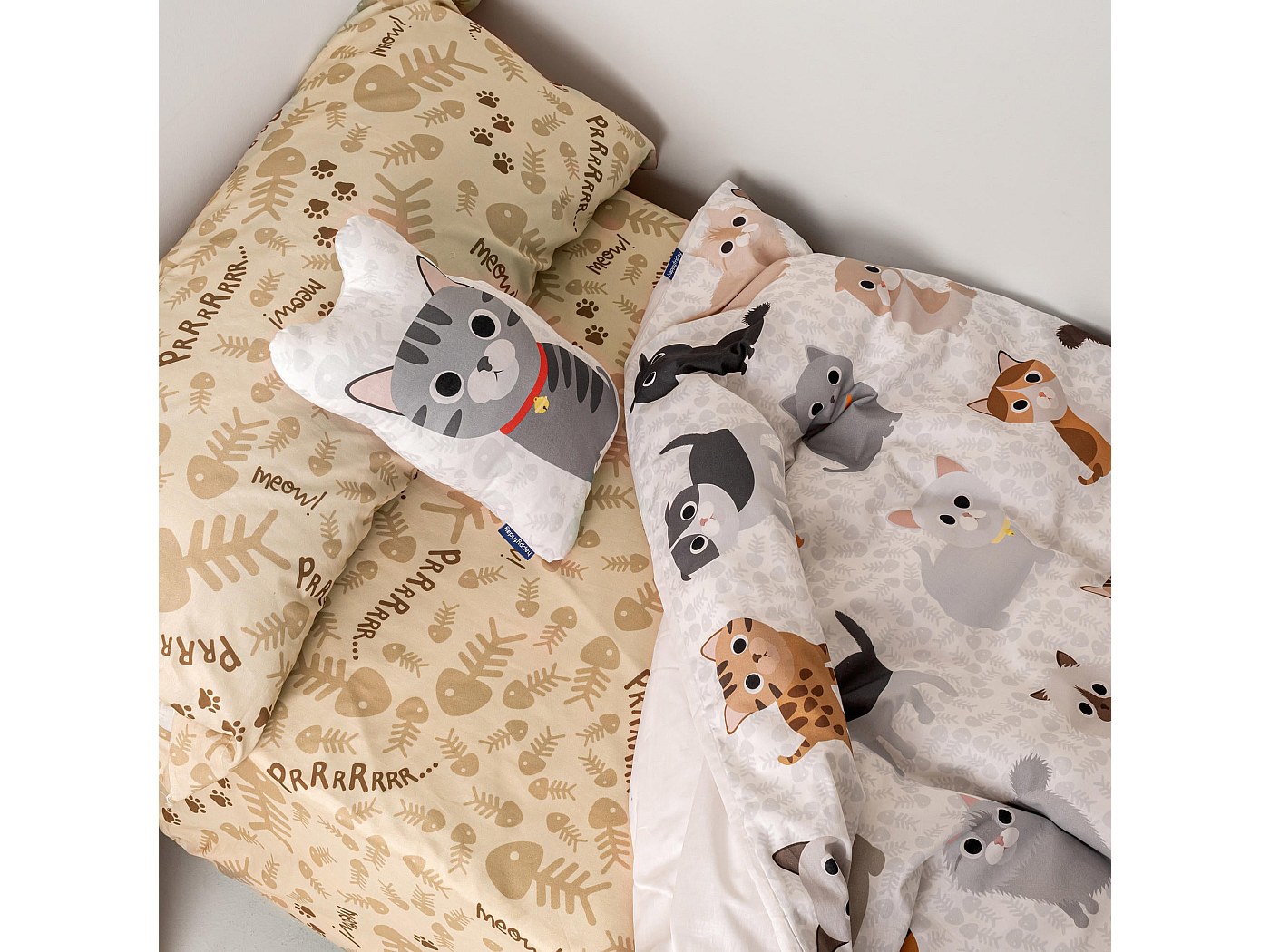 Covers en Co Dekbedovertrek Ripped Jeans - Litsjumeaux - 240x200/220 cm - Blue