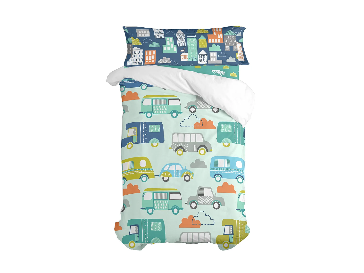 Dekbedovertrekset 2-delig 155x220 cm (Bed 80/90) Holidays