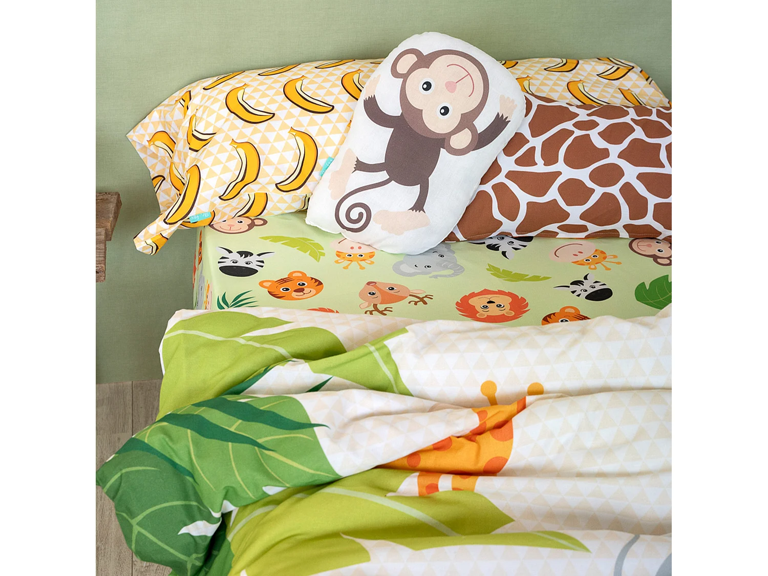 Set copripiumino lettino 2 pezzi 155x220 cm (Letto 80/90) Wild
