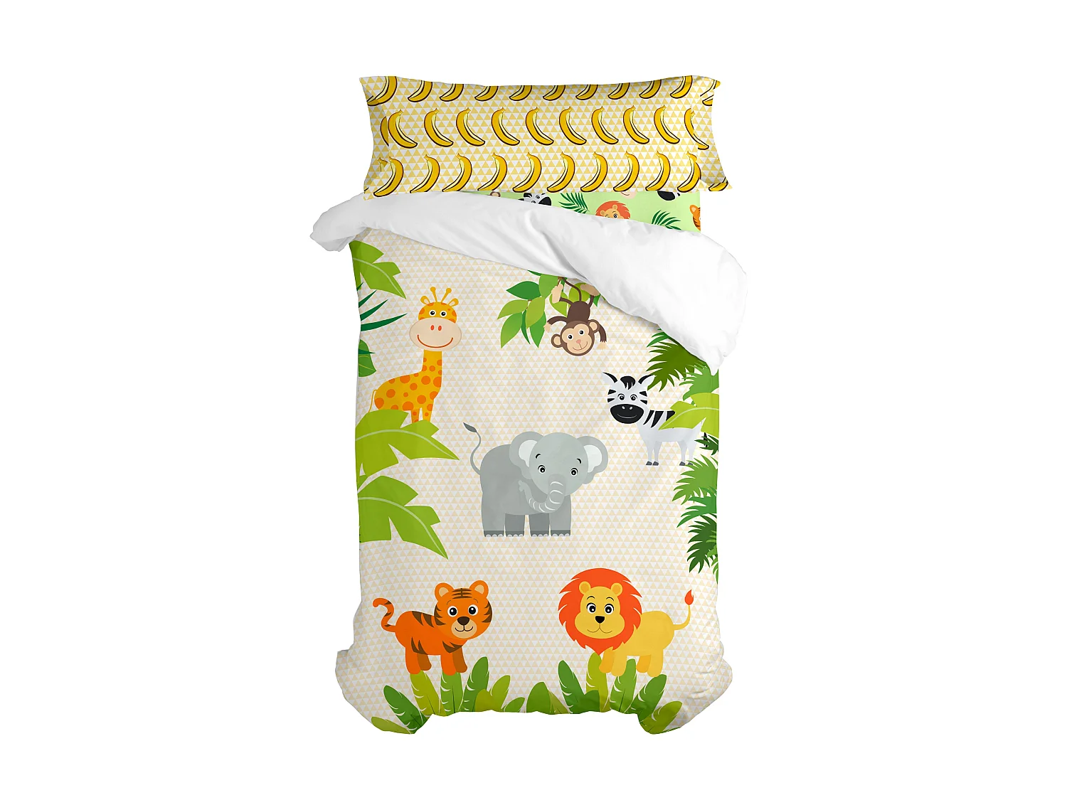 Set copripiumino lettino 2 pezzi 155x220 cm (Letto 80/90) Wild