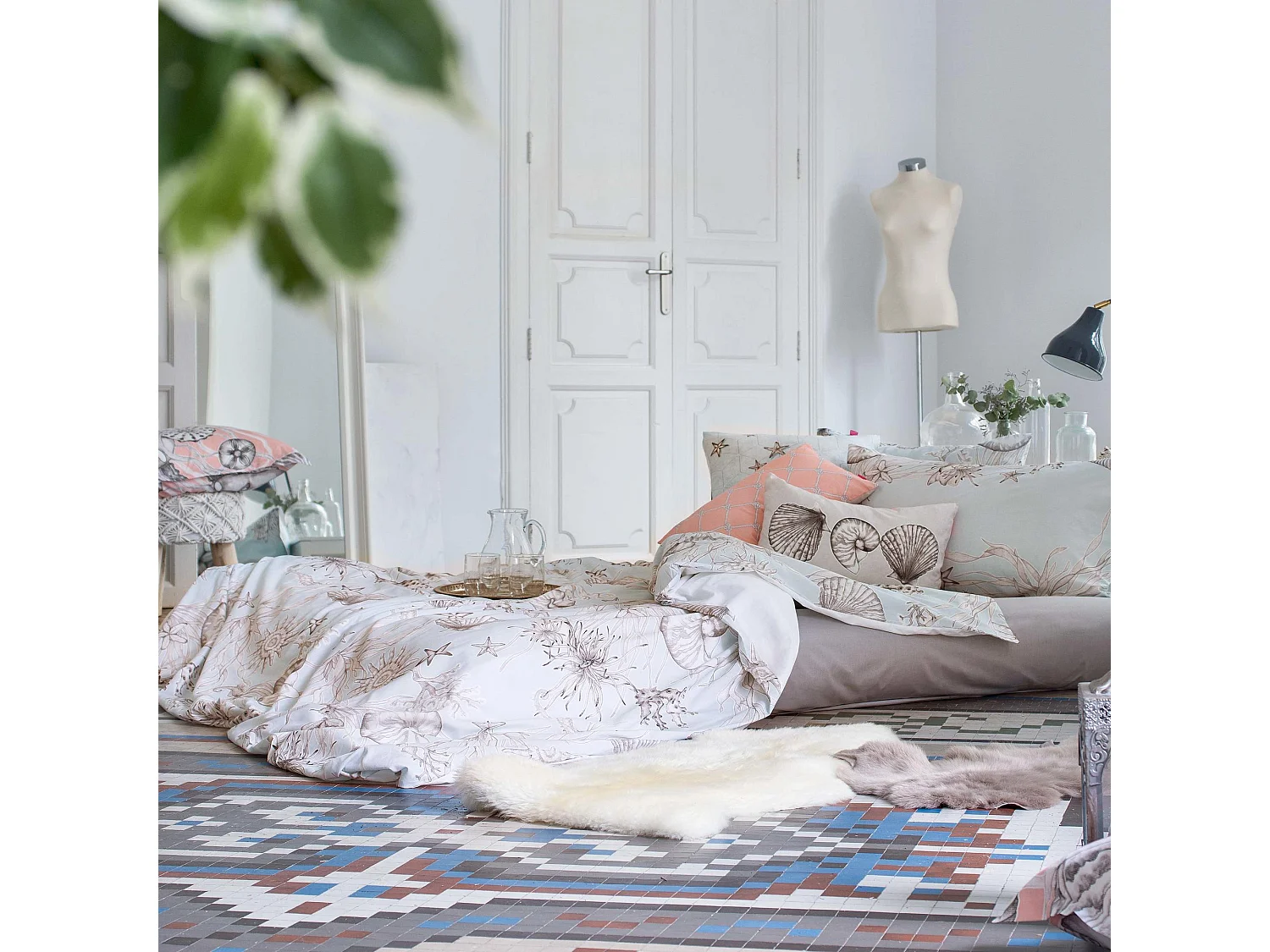 Housse de couette 155x220 cm (Lit 80/90) Coral reef