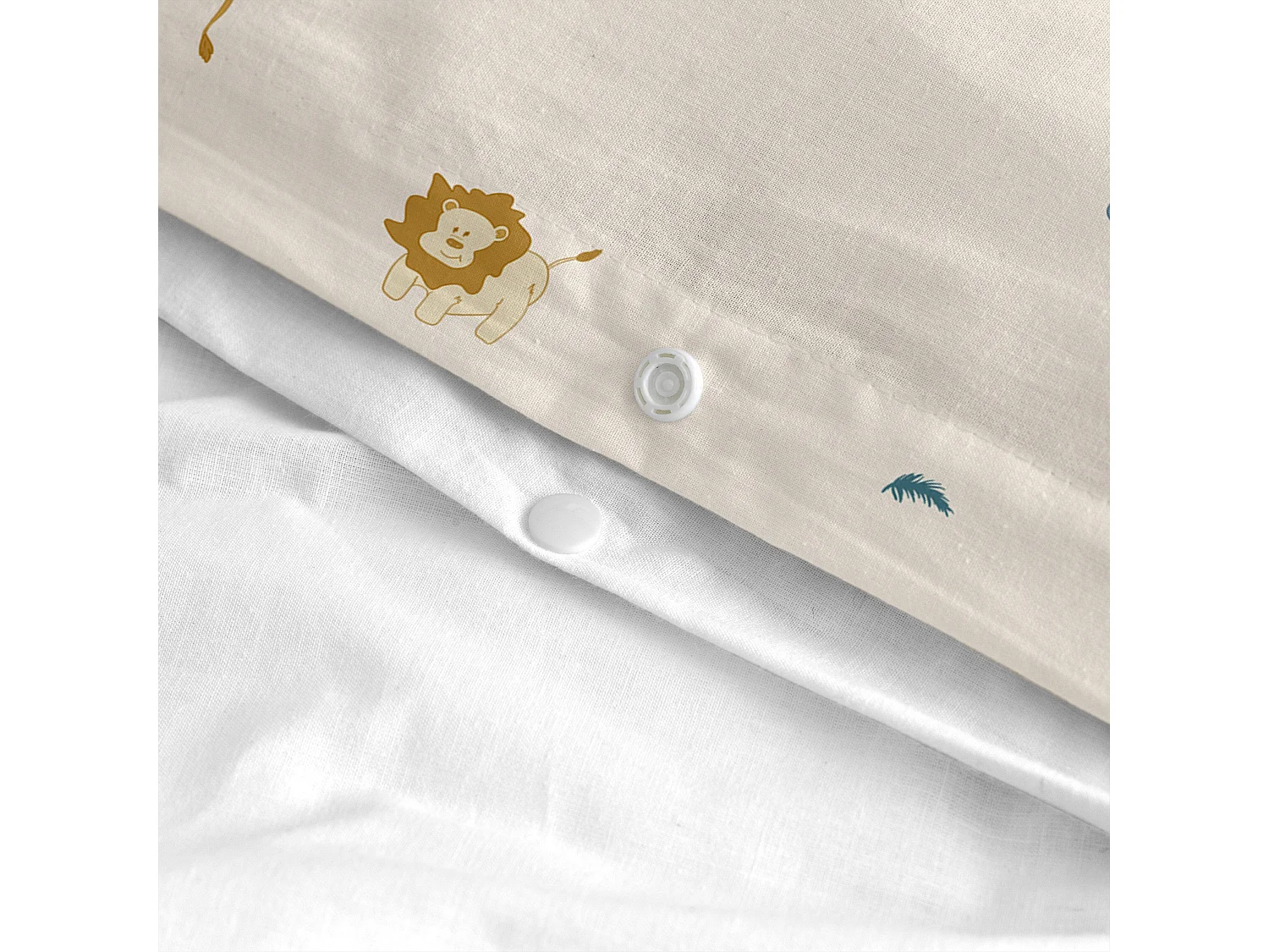 Bettbezug set 2 teiliges 155x220 cm (Bett 80/90) Animals