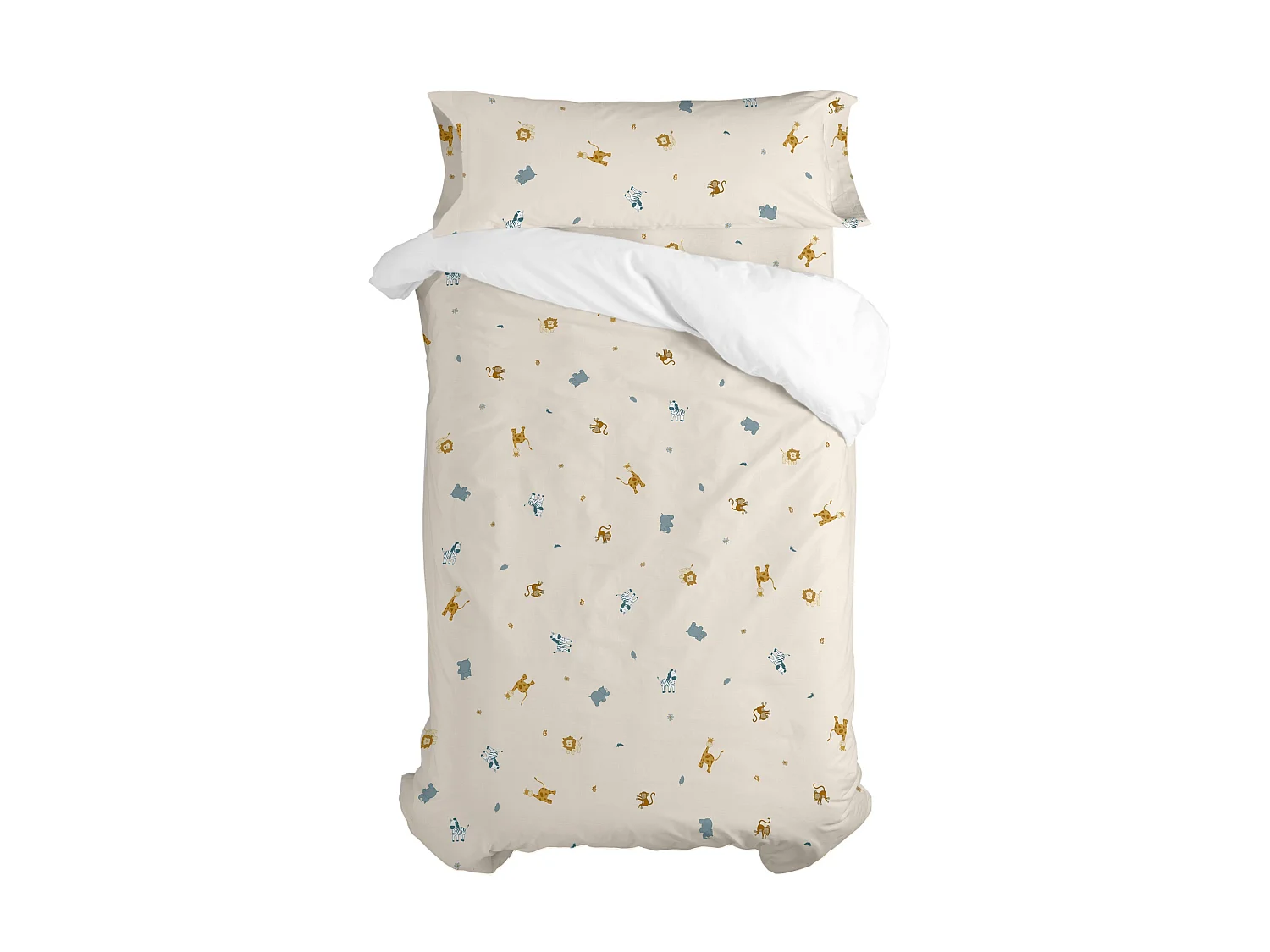 Bettbezug set 2 teiliges 155x220 cm (Bett 80/90) Animals